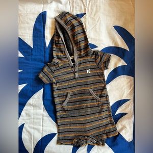 Hurley hooded short sleeve romper
